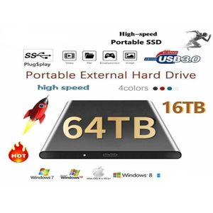 Discos duros Ssd portátil de alta velocidad original 2Tb4Tb8Tb16Tb30Tb Almacenamiento masivo externo Memoria de interfaz USB 30 2211055309854 Drop Deliver Dho5A