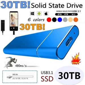 Discos duros SSD portátil original Externo 500GB 1TB 2TB 4TB USB3.1 Dispositivo de almacenamiento HDD Discos móviles para teléfonos móviles Computadora 221105