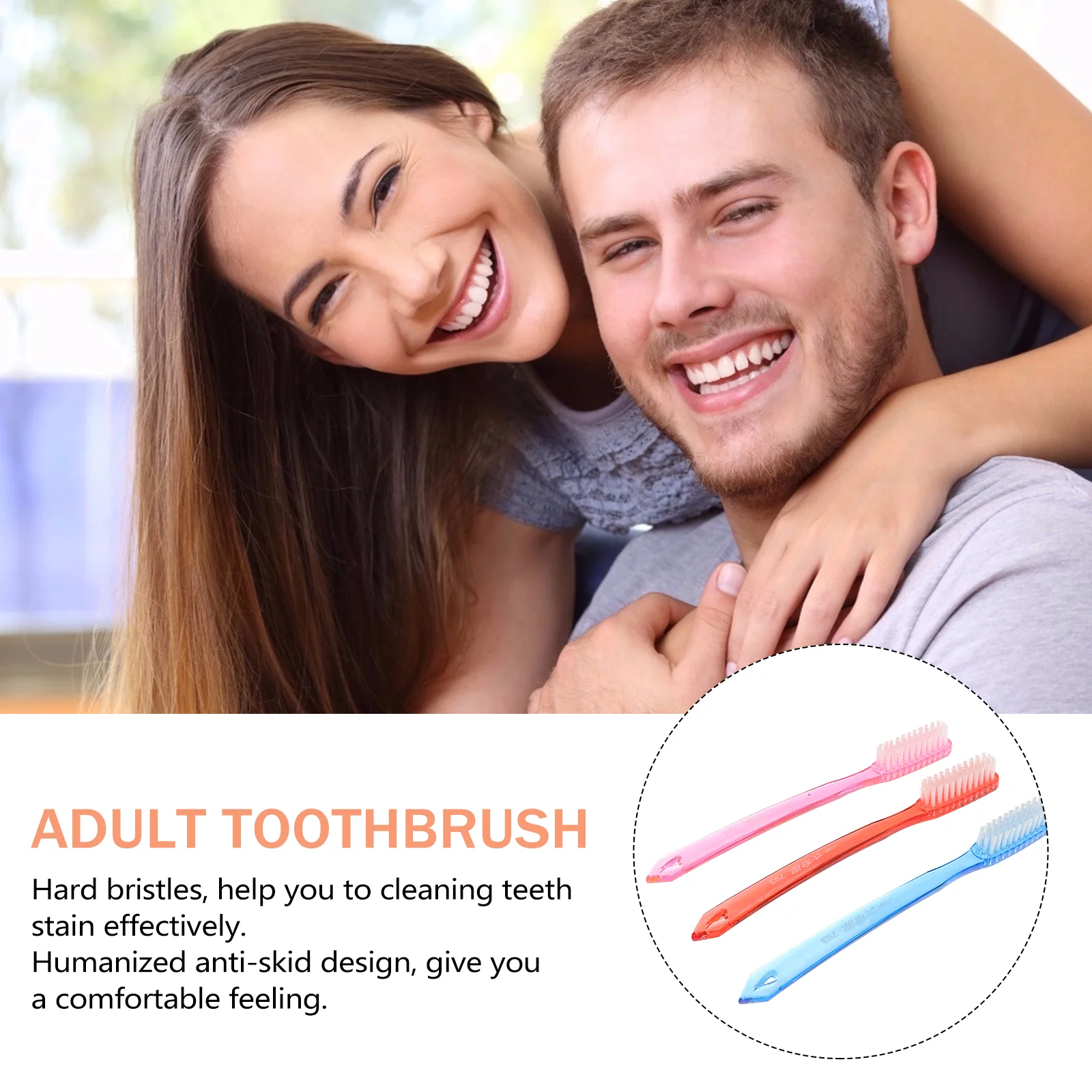Hårda fasta vuxna rengöring tandborstar huvud vuxen super borste tand premium manual tänder oral extra når enorma tandpetare resor