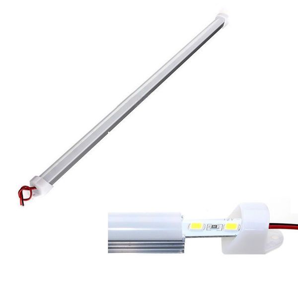 Bande LED dure d'intérieur 5630SMD barre rigide blanc chaud froid 72-LEDs boîtier de coque légère avec couvercle