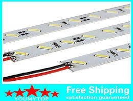 Tira de LED dura 7020 SMD barra rígida blanca fría y cálida 72 LED luz LED no impermeable DC 12V tira de LED de alto brillo 1545370