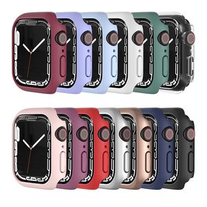 Hard PC Armor Shockproof Case for Apple Watch Series /8/7 Screen Protector Frame