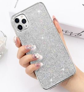 Hard PC Glitter Bling Rhinestone Case pour iPhone 11 12 Pro Max XR XR XS Crystal Case pour iPhone 8 7 plus 6 6S SE2 2020 12 Mini Cove1734224