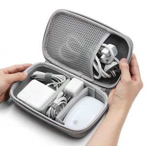 Hard Shell Digital Gadgets Storage Bag for Mac Adapter Mouse Data Cable Earphone HDD Electronics Gadgets Organizer Case CX220412