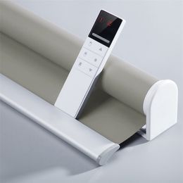 Hard-Wired Electric Roller Blinds verdikt volledig verduisteringsstof voor kantoorwoning werkt met Alexa via 210722