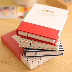 Hardcover dagboek notebook notepad plaknotities en pen office school schrijven benodigdheden