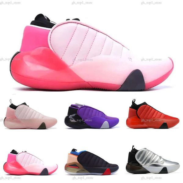 Harden Vol.7 Top Basketball Shoes 4 Harden Vol.7 GCA, ENS Entrenadores de baloncesto Grape New Designer 7s Sier Metallic Triple White Lucid Fuchsia Core 7580