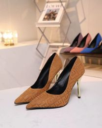 Boucle matérielle bouts pointus chaussures habillées en cuir véritable stiletto Slingback pompes chaussures de soirée pour femmes designers de luxe sandales à talons hauts usine footwea 41