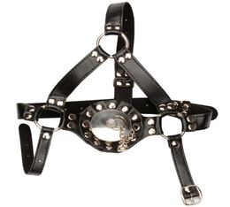 harnais o anneau bouche bâillon bouche bouche museuse entraîneur bdsm bondage morsure gag avec couverture des jouets sexuels adultes pour femmes noires bx4623559820