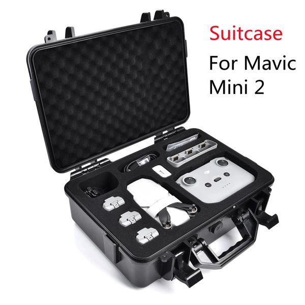 Harnais Mini 2 Drone coque rigide rangement mallette de transport Abs boîte étanche valise antidéflagrante pour Dji Mavic Mini 2 Drone accessoires