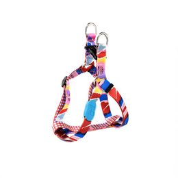 Harnaiss Profusion Series Pet Dog Dog Harness Collier imprimé coffre coloré dos réglable Ajustement de chiens durables et harnais pour petits chiens moyens