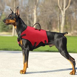 Harnais réfléchissant pour chien, gilet en maille et nylon, réglable pour chiens de taille moyenne et grande, entraînement, camping, berger allemand, Doberman