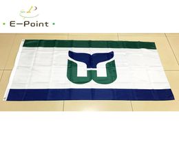 Hartford Whalers 3ft x 5ft 90cm150cm Polyester Amerikaanse vlag Banner9963399