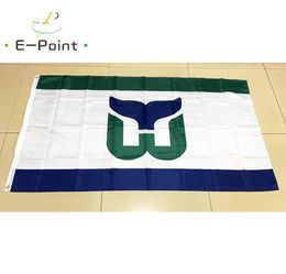 Hartford Whalers 3ft x 5ft 90 cm 150 cm polyester Amerikaanse vlag Banner3221842