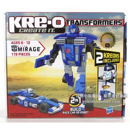 Hasbro Transformers Figure Mirage Kre-O Doll Building Block Ornement Accessoires Firenter Play Toy