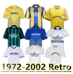 Hasselbaink Leeds Retro Soccer Jerseys 1972 78 89 90 91 92 93 95 96 97 98 99 00 01 02 Shirt de football classique Smith Kewell Hopkin Batty Milner Viduka Vintage Uniforme
