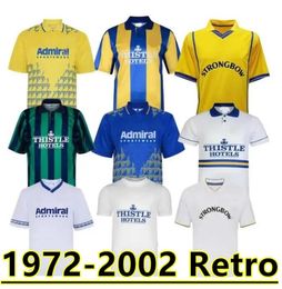 Hasselbaink Leeds Retro Soccer Jerseys United 1972 78 89 90 91 92 93 95 96 97 98 99 01 02 Shirt de football classique Smith Kewell Hopkin Batty Milner Viduka Vintage Uniform66