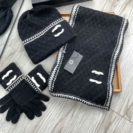 Conjunto de gorro y bufanda Gorros cálidos de moda para otoño e invierno, bufandas, guantes, trajes para mujer 17 bufandas de lana Conjunto de bufanda de invierno Conjunto de bufanda y gorro cálido para hombre y mujer