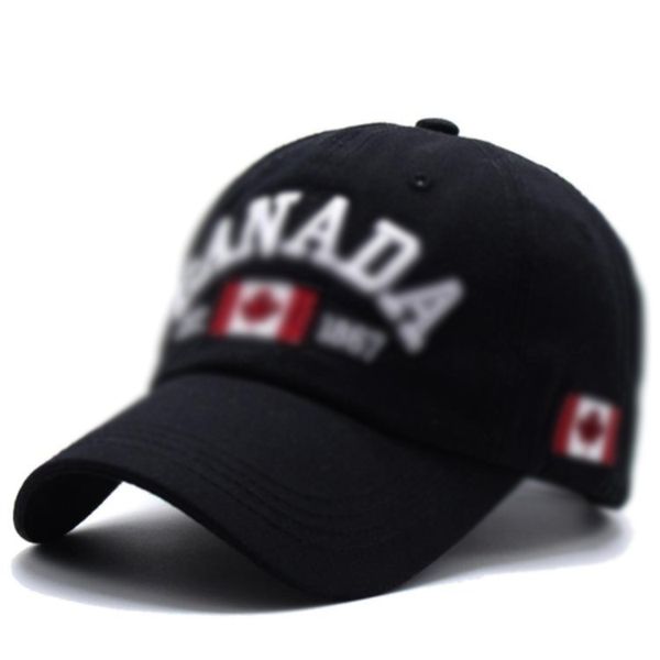 Chapeau casquettes de Baseball pour femmes broderie Canada feuille d'érable Casquette rétro décontracté Streetwear coton Casquette Snapback chapeau de fête