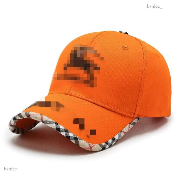 Chapeau Burbery Cap Caps Nouveau chapeau de baseball d'été pour femmes hommes chapeau de langue de canard balle chapeaux à carreaux Beanie Cap Beanie Casquette Bucket Hat Luxury White Fox Sun for Beanie 9981