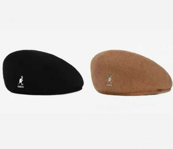 Hatcaps famosas boinas de marca gabineras mujeres kangol gat masculina para hombres de moda francesa lana enterrada fedora boina bordada boina de invierno unisex diseñador sombreros