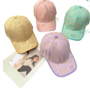 diseñador de sombreros Gorra de béisbol de moda para unisex Deportes casuales Gorras con letras Nuevos productos Sombrilla pareja Mujer Hombre Sombrero Personalidad Sombreros simples Gorra Múltiples colores