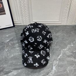 Sombrero Sombrero de diseñador Gorra de béisbol bordada clásica Moda patrón de flores antiguas Gorras de visera retro para hombres y mujeres tendencia simple i300w