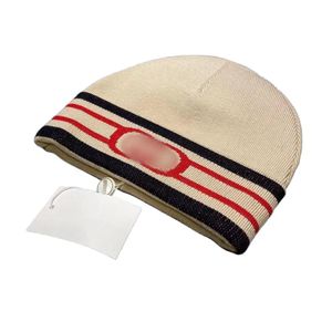 Sombrero de punto Beanie Skull Caps Marca Diseñador Hombres y mujeres Invierno al aire libre Cashmere Carta Sombreros