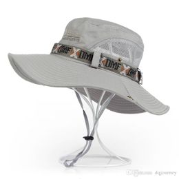 Chapeau de pêcheur d'été pour hommes, chapeaux de Sniper tactiques, pare-soleil d'extérieur, chapeau de soleil pour hommes, casquette de pêche d'escalade de plage