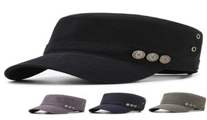 Chapeau Mens Flattop Cap coréen Style à la mode simple CAP MÉLIATION SIMPLE LISTEUR ALLMATCH SUN Protection Soleil Spring and Automne 8340934