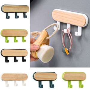 Chapeau écharpe rangement organisateur bois porte-clés solide porte-clés support téléphone crochets commis femme de ménage mural cintres 220527