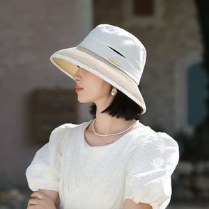 Hoed dames zomer zonneschade strand reizen winkelen coole hoed dunne mode veelzijdige zonnebrandcrème zonnebrandcrème zonnebrandcrème zon hoed