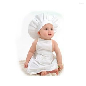 Hoeden 2023 Aankomststijl Babypografie Kleding Katoenmateriaal Hoed Doek 2 stks/Set Leuke unisex po -accessoires