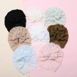 Chapéus bebê menina turbante chapéu elástico beanies boné nascido infantil bonnet criança headwraps headbands nó arco acessórios de cabelo