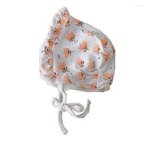 Chapeaux Born Baby Lace Hat Cute Cotton Kids Girl Summer Sun Flower Bonnet Pography Props