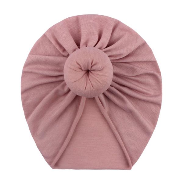 Gorros y gorros para bebé, turbante suave para niña, gorro para recién nacido, gorro para la cabeza, gorro anudado con lazo sólido, accesorios para la cabeza