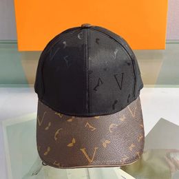 Шляпы Дизайнерская шляпа Модные шляпы с утиным языком Классическая вышитая бейсболка для мужчин и женщин Ретро солнцезащитный козырек Простой высококачественный CYG239268-6