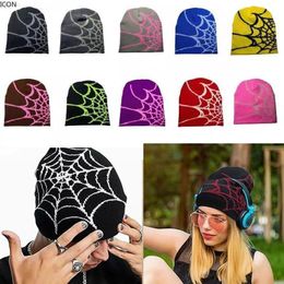 hoeden ontwerpers vrouwen Y2k Beanie Spider heren designer cap Dubbellaags gebreide muts Street chic hoofddeksels Winter gebreide mutsen Hoeden voor mannen Dames caps heren hoed