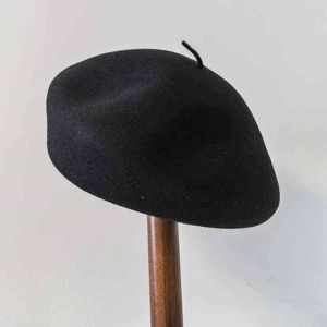 Hoeden voor vrouwen herfst winterhoeden kleine staart vilt fedora bewaren warme winddichte pet vrouwelijke baret hoeden pil doos cap new 2021 j220722