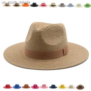 Hoeden voor Vrouwen Emmer Zon Hoeden Lint Band Mannen Hoed Str Zomer Panama Formele Outdoor Party Picknick Emmer Hoed sombrero De Mujer L230523