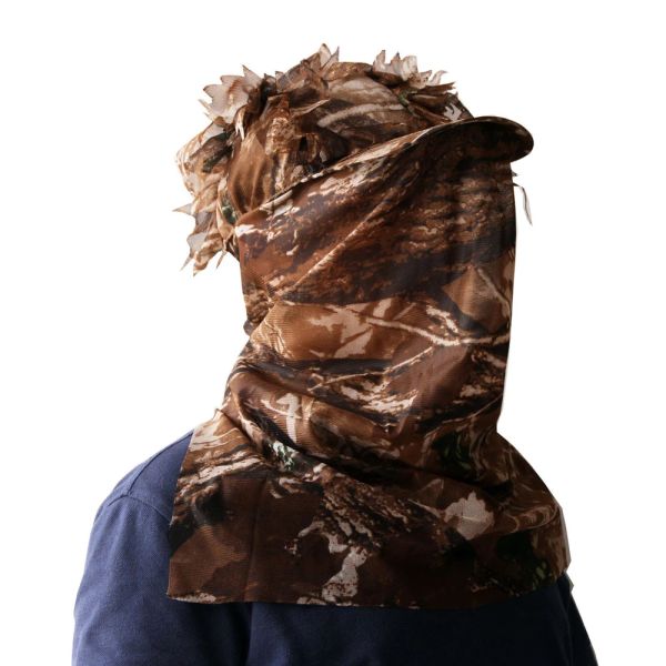 Chapeaux Guguluza 3D Camouflage Fond Masque Masque Hat à feuilles Jungle Sniper Cap pour Woodland Ghillie Suit Tactical Shooting Hunting Accessoire
