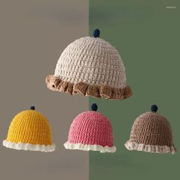 Hoeden Kinderen Handgemaakte haakkemmermuts Fashion Lace Stripe Dome Panama Baby 1-4 jaar lente en herfst warme visser