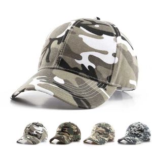 Chapeaux Camouflage masculin Capes de baseball tactique Chapeau solaire ajusté armée militaire camouflage aérsoft de chasse