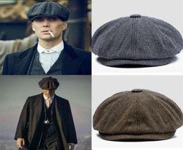 Chapeaux Men Vintage Visgraat Gatsby Tweed Peaky Blinders Journal SMAN PART PLAQUE ACCESSION BARET76848003520666