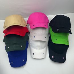 Sombreros Bufandas Conjuntos de guantes Gorras Gorra de béisbol activa Hombres Diseñador casual Gorras de bola Letra bordada Sombrero para el sol de lujo para mujer Alta calidad con 10 colores