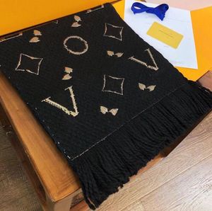 Hoeden Sjaals Sets 2023 Nieuwe Luxe V designer Sjaal Pashmina Voor Ontwerpers warme Sjaals Mode Klassieke Mannen en vrouwen Kasjmier Wol Lange Sjaal muts en sjaal