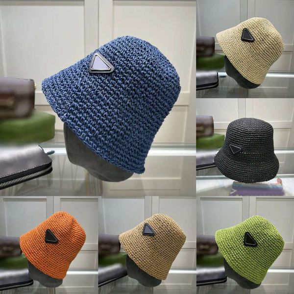 Sombreros Bufandas Conjuntos Sombreros de ala tacaña Sombrero de cubo para mujer Gorra de béisbol de diseñador para hombres Gorras de cubo para mujer Casual Viajes al aire libre Gorros de punto Sombrero de paja Casqueta de lujo SunHa