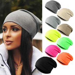 Hoeden Sjaals Sets Winterhoed heren gebreide warme Cs effen kleur Mutsen hiphop slow Skullies casual hoed Muts Gorros 14 styleC24319