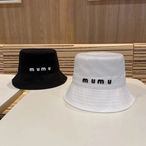 Chapeaux chapeaux de seau en coton élégant avec lettres brodées pour hommes et femmes