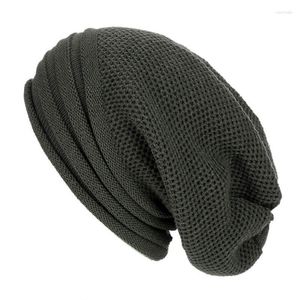 Chapeaux d'hiver Baggy Slouchy Beanie chapeau laine tricoté casquette chaude pour hommes femmes surdimensionné ski Cappello Uomo
